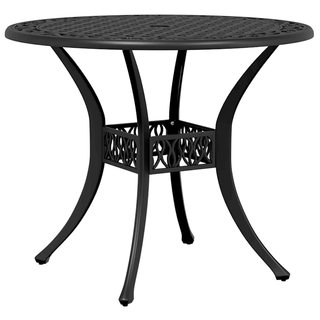3-delige Bistroset gietaluminium zwart is nu te koop bij PeponiXL, paradijselijk wonen!