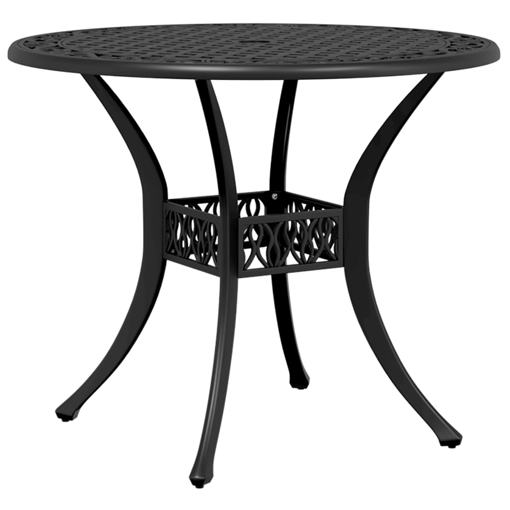 5-delige Tuinset gietaluminium zwart is nu te koop bij PeponiXL, paradijselijk wonen!