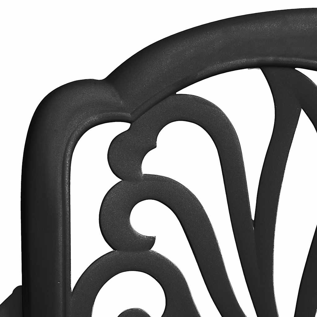 5-delige Tuinset gietaluminium zwart is nu te koop bij PeponiXL, paradijselijk wonen!