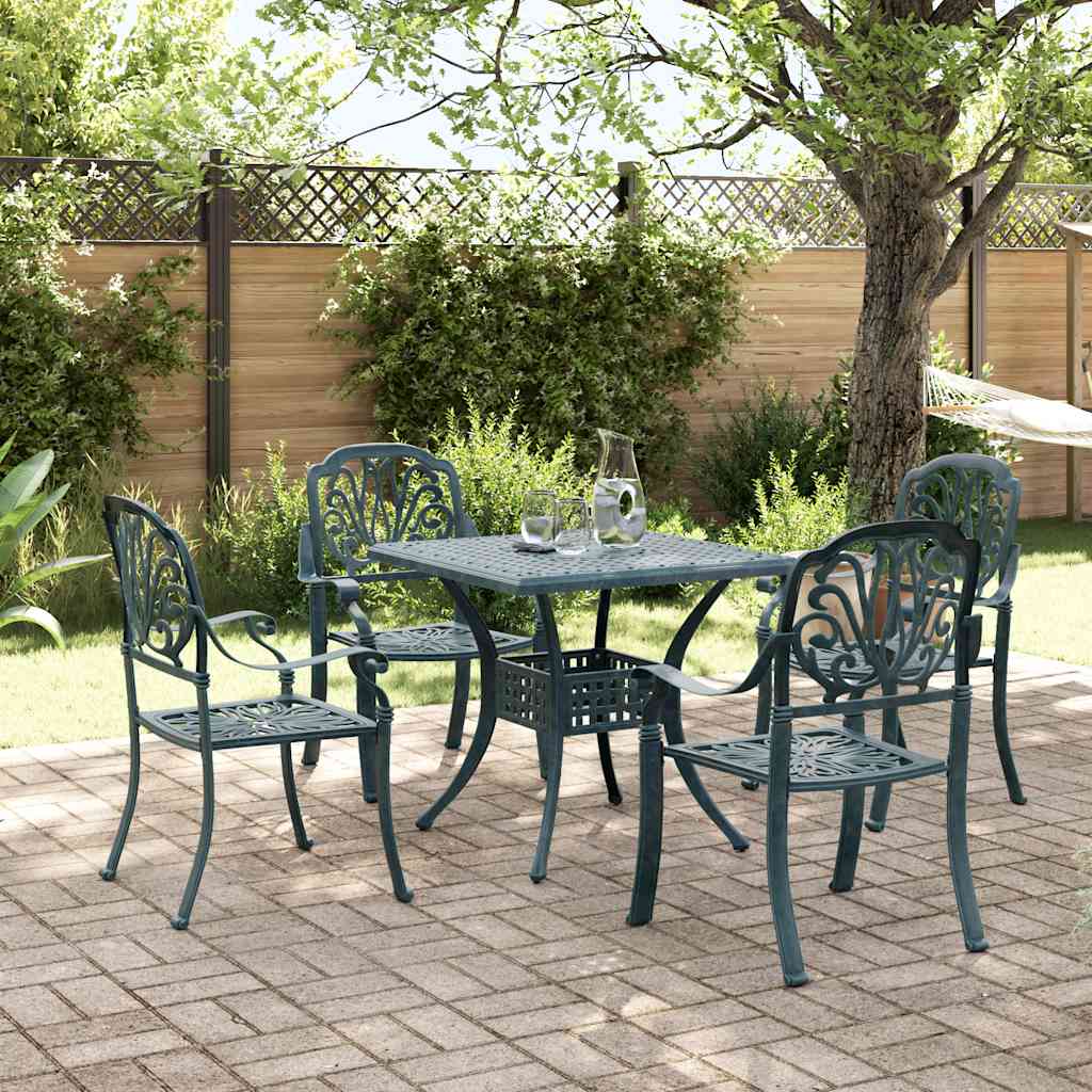 5-delige Tuinset gietaluminium groen is nu te koop bij PeponiXL, paradijselijk wonen!