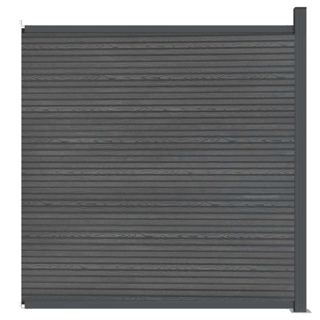 Schuttingpaneel 173x186 cm HKC grijs is nu te koop bij PeponiXL, paradijselijk wonen!