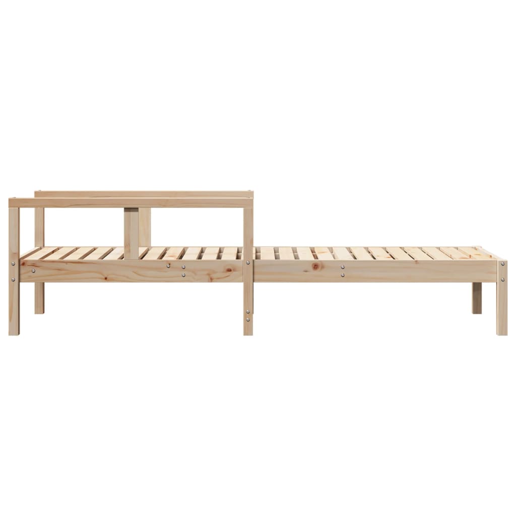 Ligstoel 199,5x62x55 cm massief grenenhout is nu te koop bij PeponiXL, paradijselijk wonen!