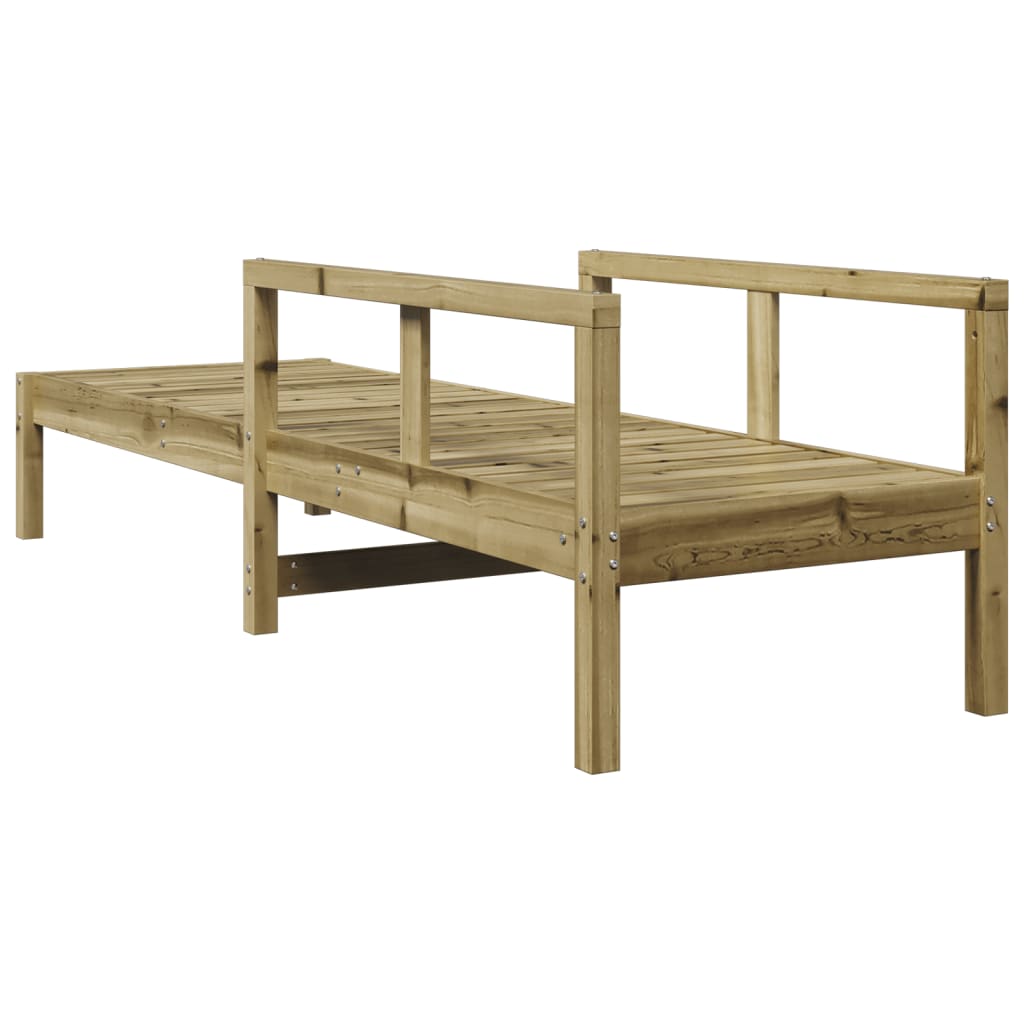 Ligstoel 199,5x62x55 cm geïmpregneerd grenenhout is nu te koop bij PeponiXL, paradijselijk wonen!