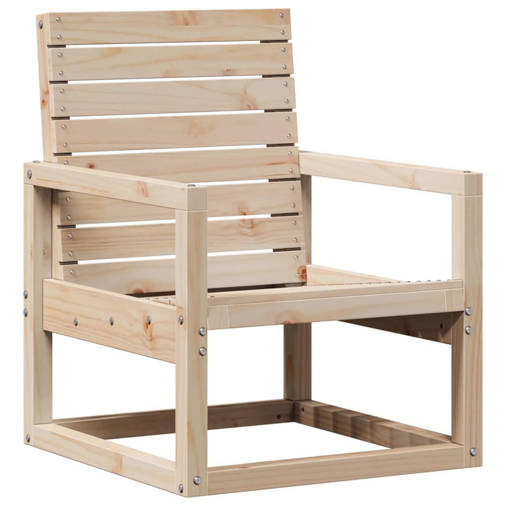 Tuinstoel 57,5x63x76 cm massief grenenhout is nu te koop bij PeponiXL, paradijselijk wonen!