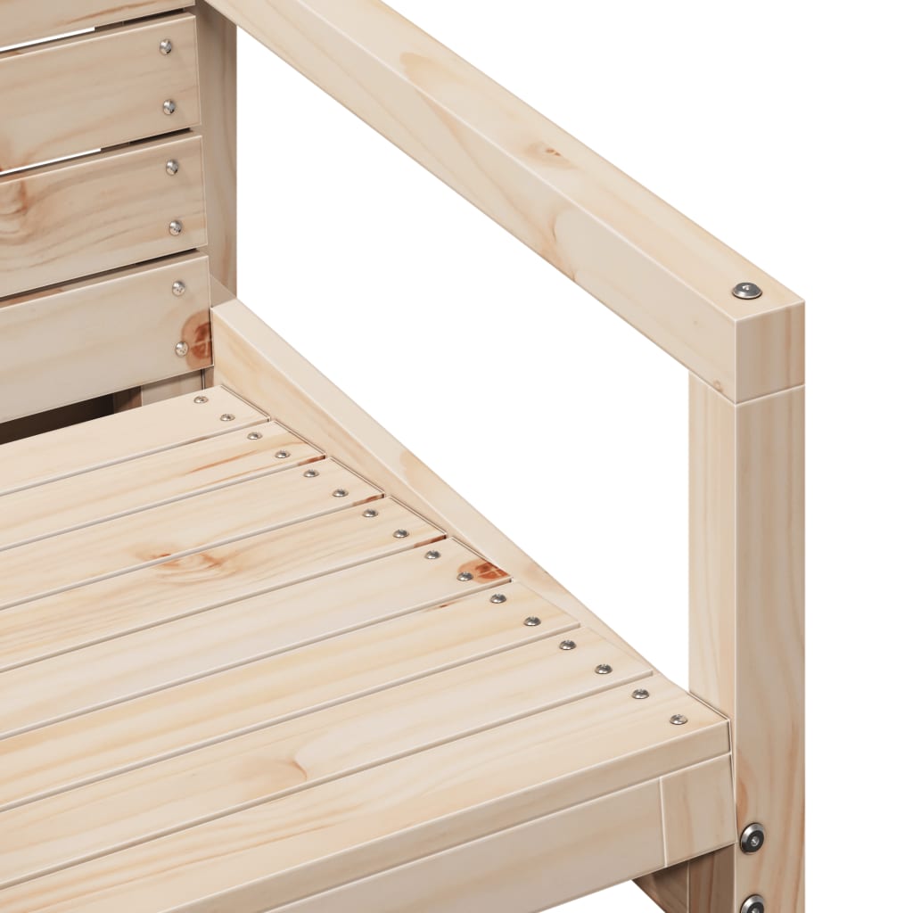 3-delige Loungeset massief grenenhout is nu te koop bij PeponiXL, paradijselijk wonen!