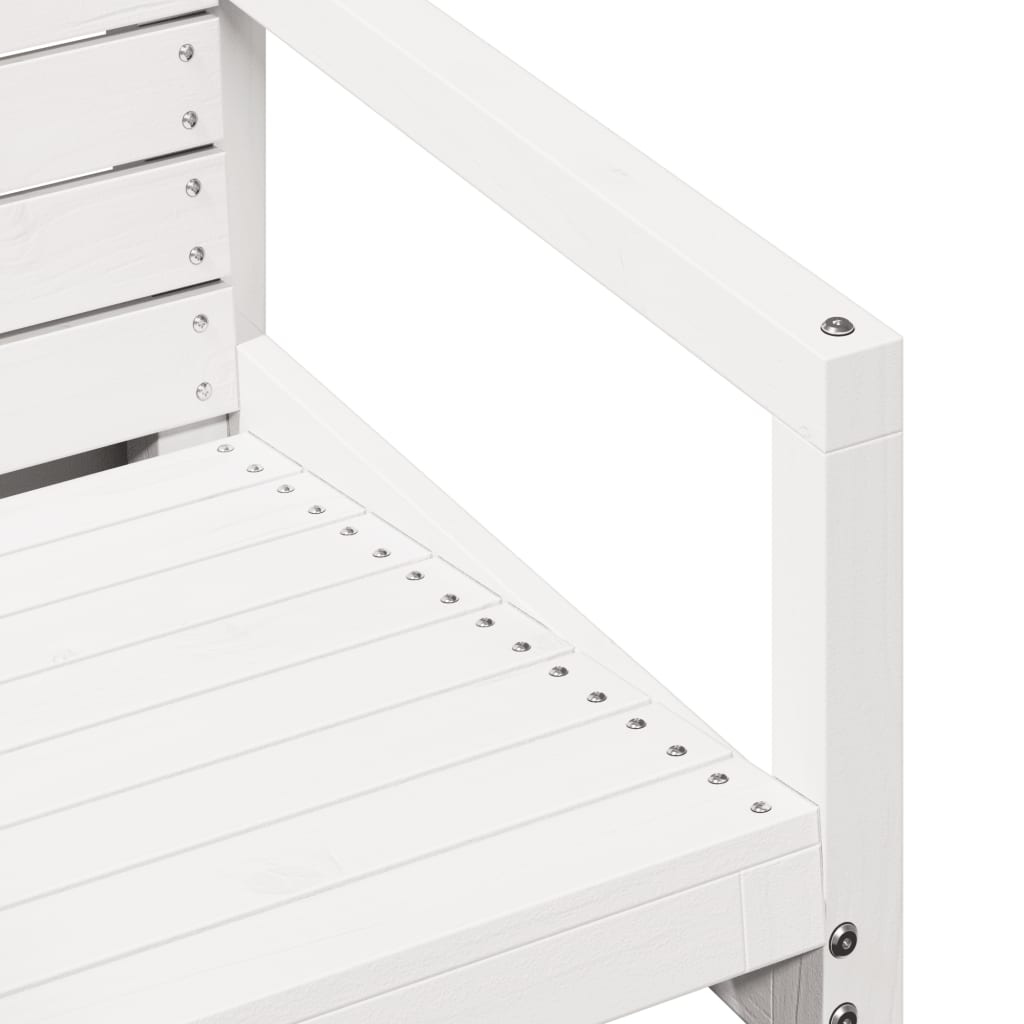 3-delige Loungeset massief grenenhout wit is nu te koop bij PeponiXL, paradijselijk wonen!