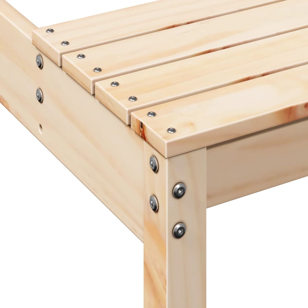 Picknicktafel 110x134x75 cm massief grenenhout is nu te koop bij PeponiXL, paradijselijk wonen!