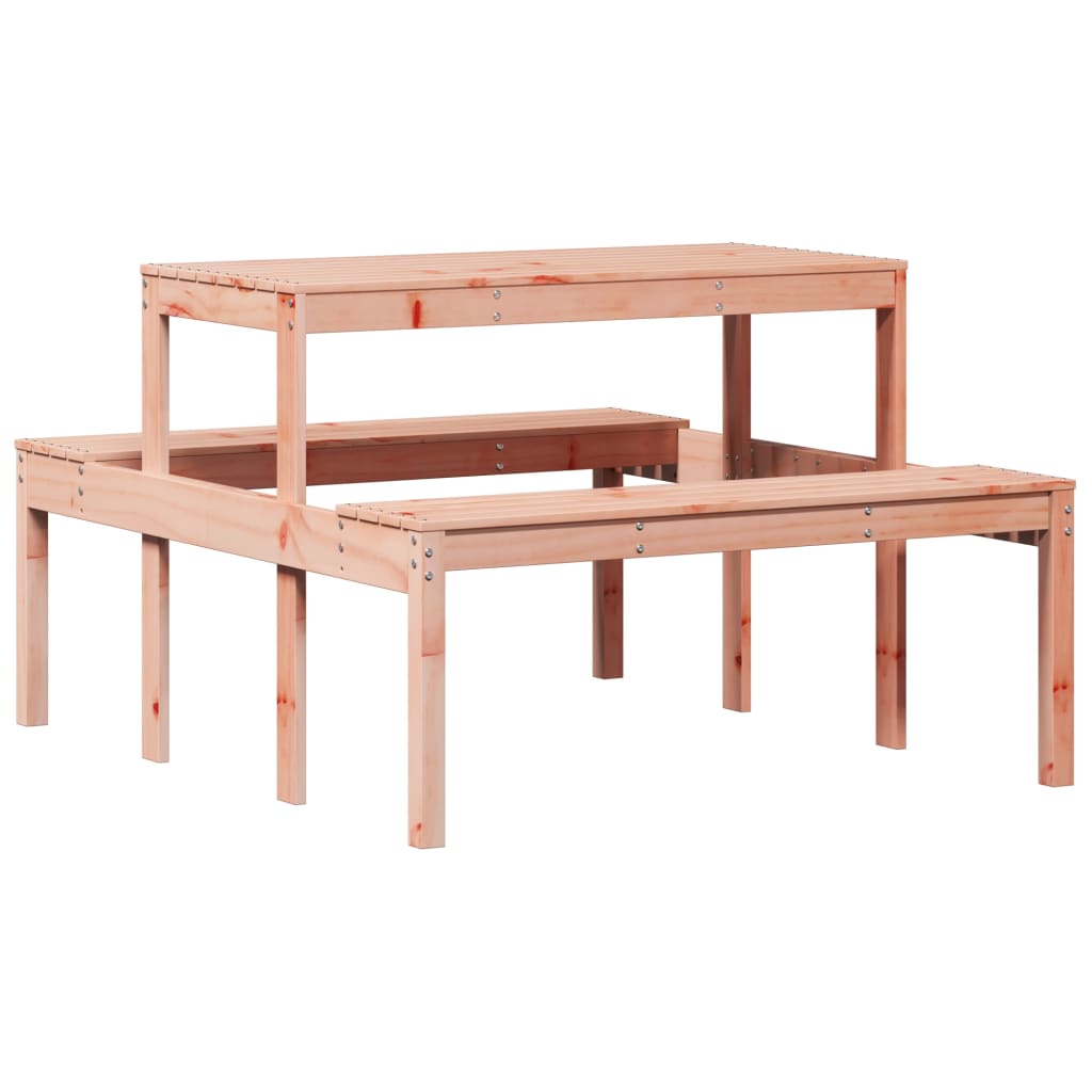 Picknicktafel 110x134x75 cm massief douglashout is nu te koop bij PeponiXL, paradijselijk wonen!