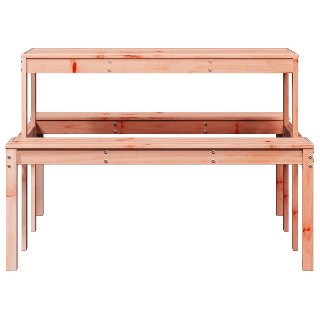 Picknicktafel 110x134x75 cm massief douglashout is nu te koop bij PeponiXL, paradijselijk wonen!