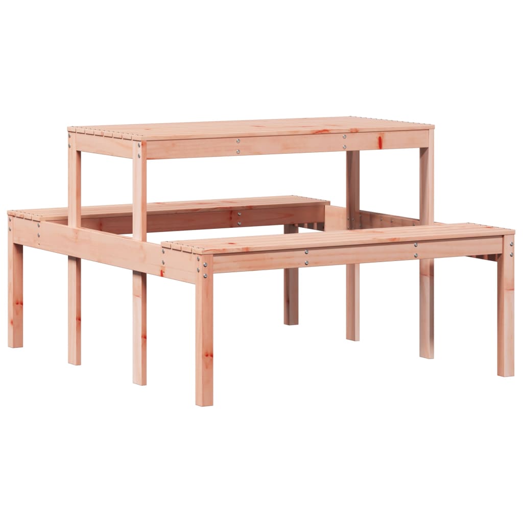 Picknicktafel 110x134x75 cm massief douglashout is nu te koop bij PeponiXL, paradijselijk wonen!