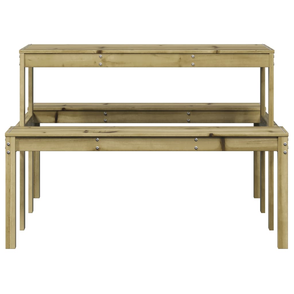 Picknicktafel 110x134x75 cm geïmpregneerd grenenhout is nu te koop bij PeponiXL, paradijselijk wonen!