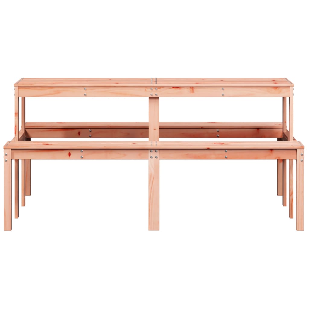 Picknicktafel 160x134x75 cm massief douglashout is nu te koop bij PeponiXL, paradijselijk wonen!