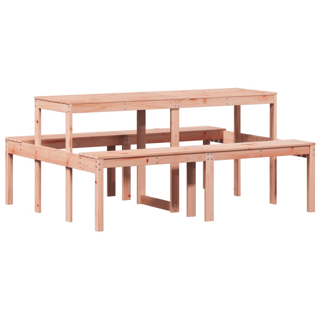 Picknicktafel 160x134x75 cm massief douglashout is nu te koop bij PeponiXL, paradijselijk wonen!