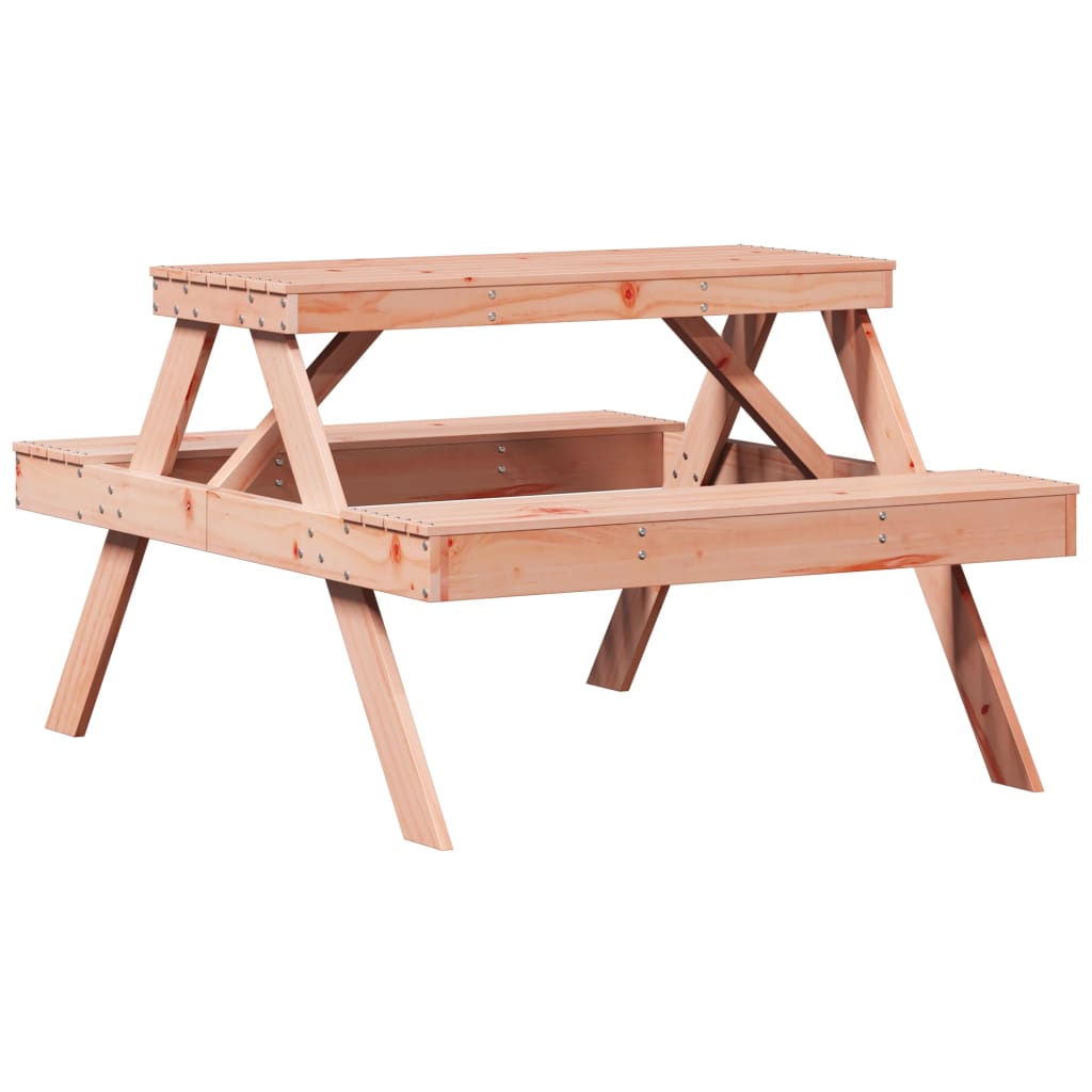 Picknicktafel 105x134x75 cm massief douglashout is nu te koop bij PeponiXL, paradijselijk wonen!