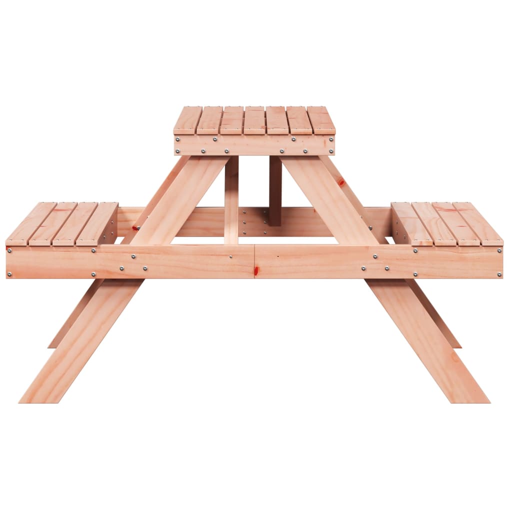 Picknicktafel 105x134x75 cm massief douglashout is nu te koop bij PeponiXL, paradijselijk wonen!