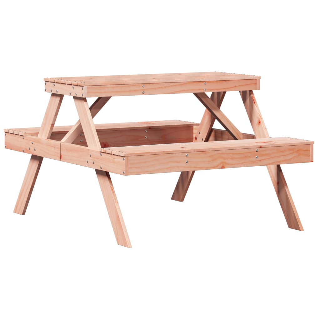 Picknicktafel 105x134x75 cm massief douglashout is nu te koop bij PeponiXL, paradijselijk wonen!