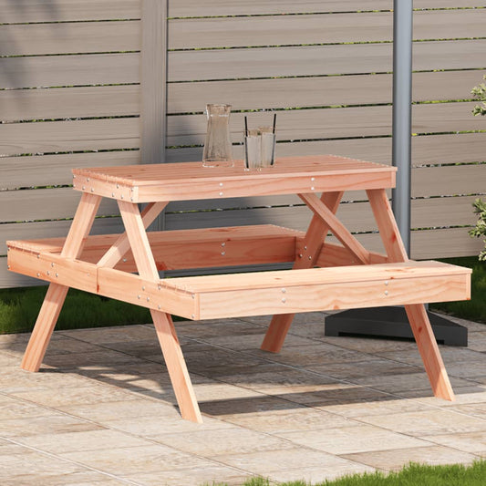 Picknicktafel 105x134x75 cm massief douglashout is nu te koop bij PeponiXL, paradijselijk wonen!