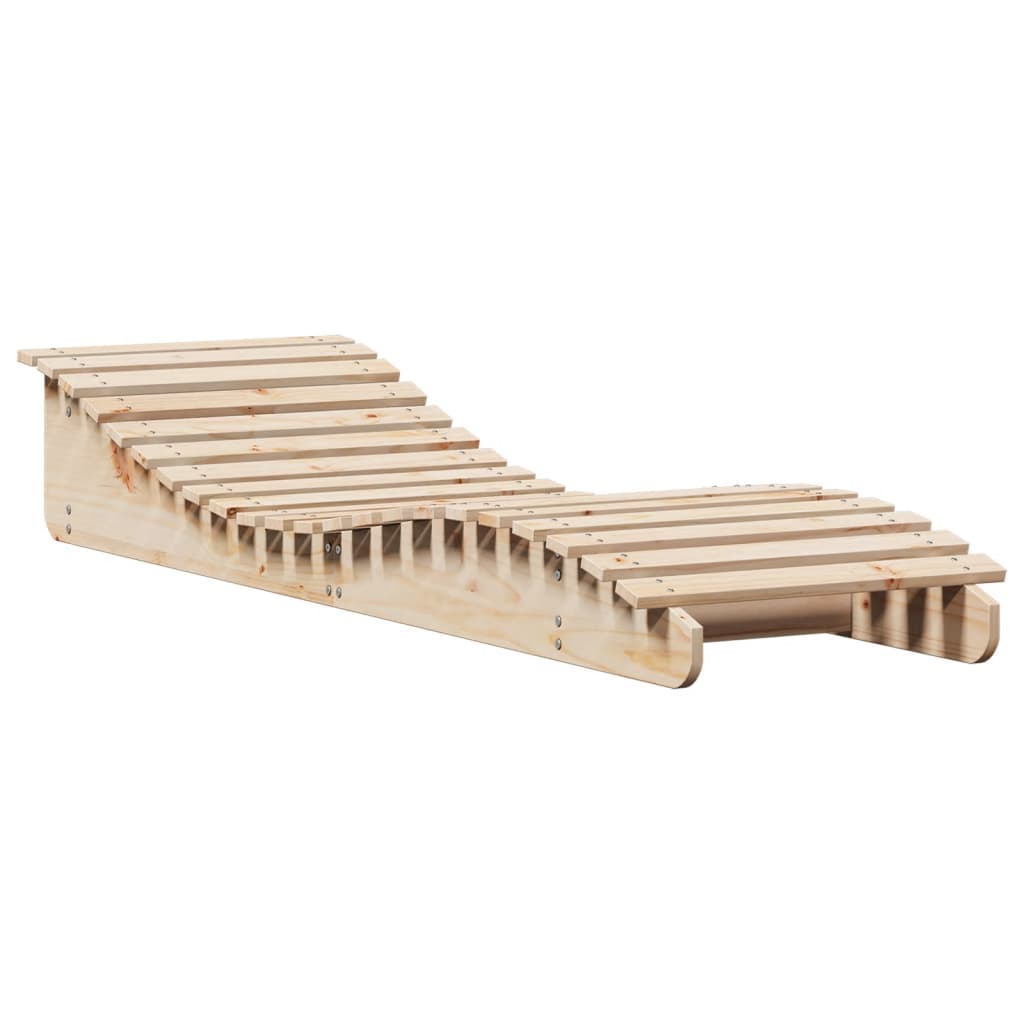 Ligbedden 2 st 205x60x31,5 cm massief grenenhout is nu te koop bij PeponiXL, paradijselijk wonen!