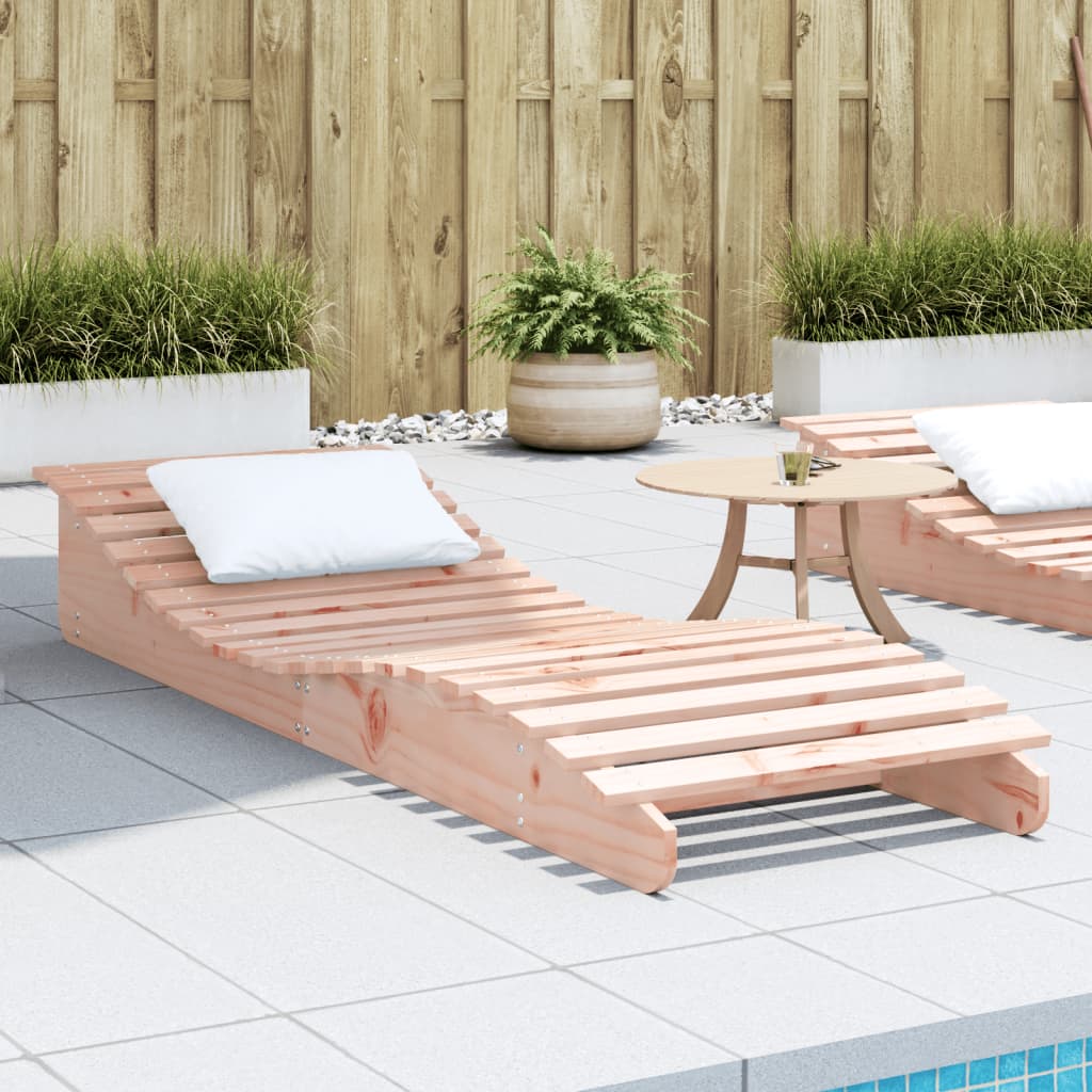 Ligbed 205x60x31,5 cm massief douglashout is nu te koop bij PeponiXL, paradijselijk wonen!