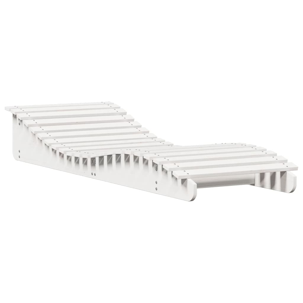 Ligbed 205x70x31,5 cm massief grenenhout wit is nu te koop bij PeponiXL, paradijselijk wonen!