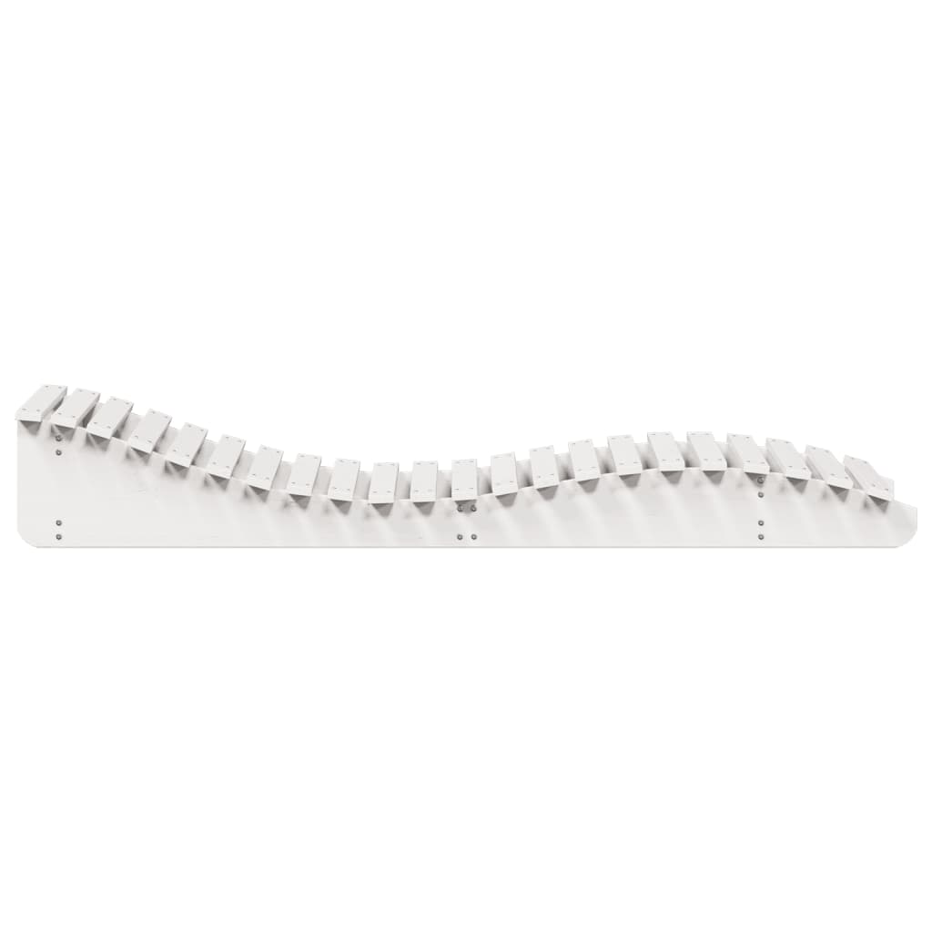 Ligbed 205x70x31,5 cm massief grenenhout wit is nu te koop bij PeponiXL, paradijselijk wonen!