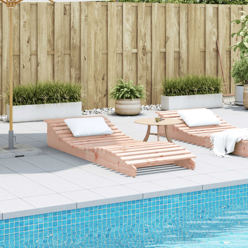 Ligbed 205x80x31,5 cm massief douglashout is nu te koop bij PeponiXL, paradijselijk wonen!
