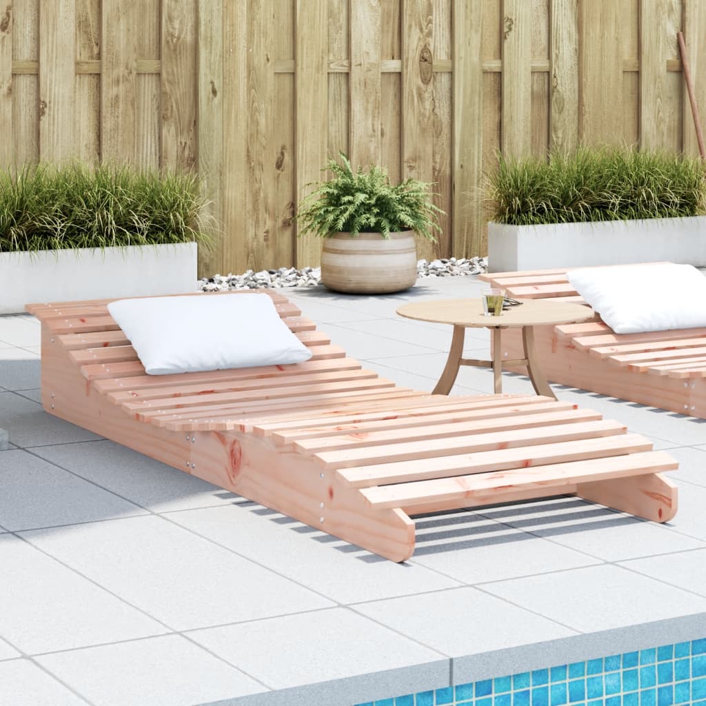 Ligbed 205x80x31,5 cm massief douglashout is nu te koop bij PeponiXL, paradijselijk wonen!