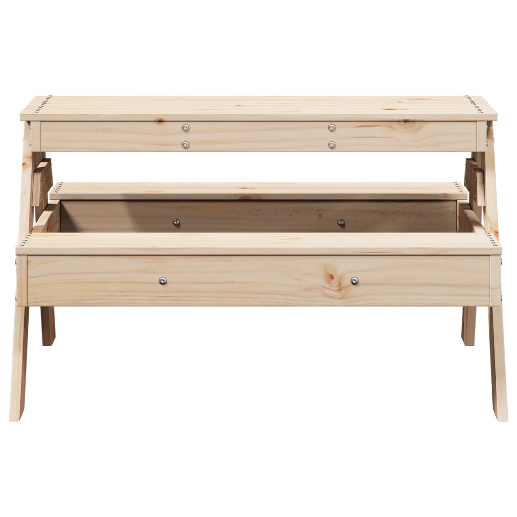 Picknicktafel voor kinderen 88x97x52 cm massief grenenhout is nu te koop bij PeponiXL, paradijselijk wonen!