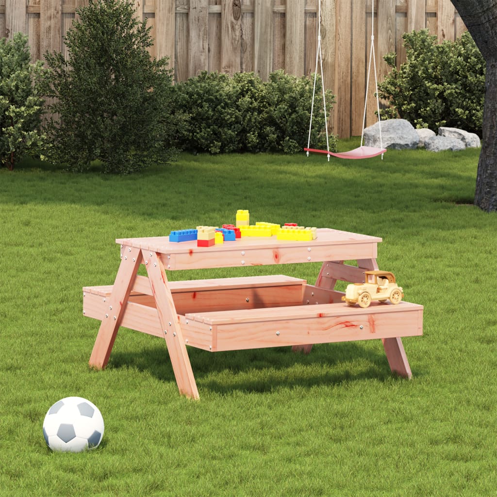 Picknicktafel voor kinderen 88x97x52 cm massief douglashout is nu te koop bij PeponiXL, paradijselijk wonen!