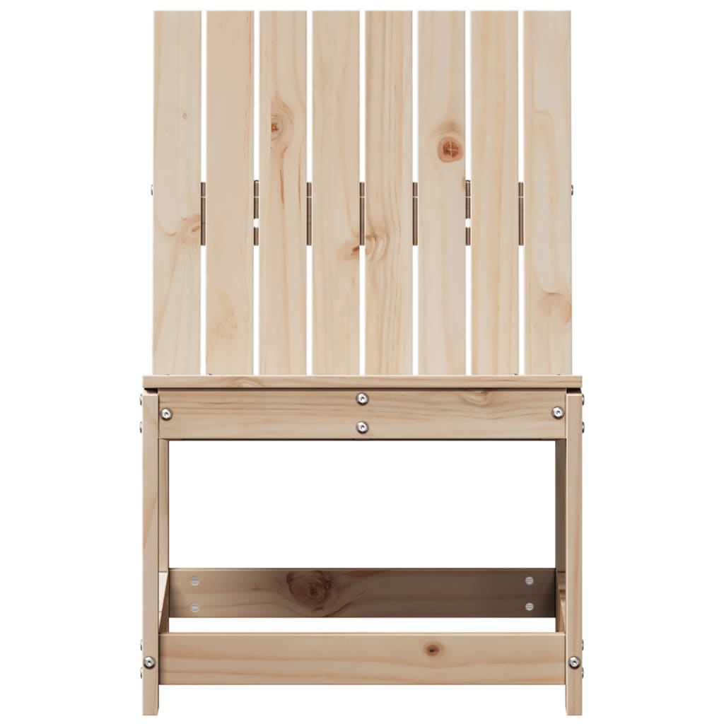 Tuinstoel 50,5x55x77 cm massief grenenhout is nu te koop bij PeponiXL, paradijselijk wonen!
