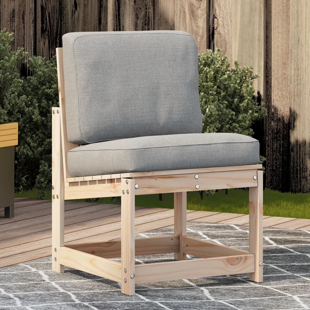 Tuinstoel 50,5x55x77 cm massief grenenhout is nu te koop bij PeponiXL, paradijselijk wonen!