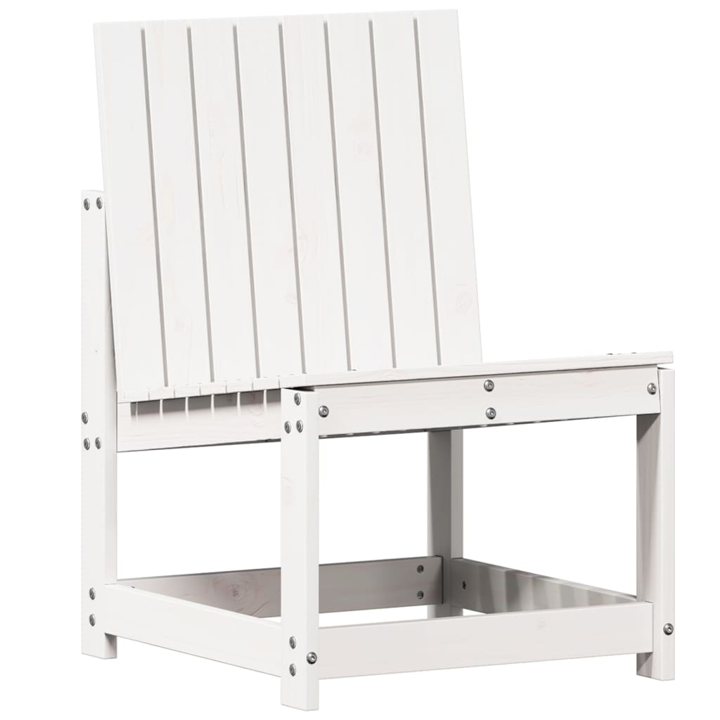 3-delige Loungeset massief grenenhout wit is nu te koop bij PeponiXL, paradijselijk wonen!