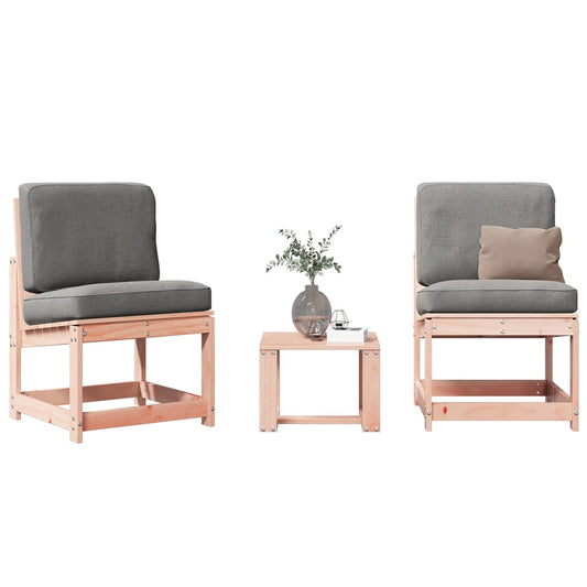 3-delige Loungeset massief douglashout is nu te koop bij PeponiXL, paradijselijk wonen!