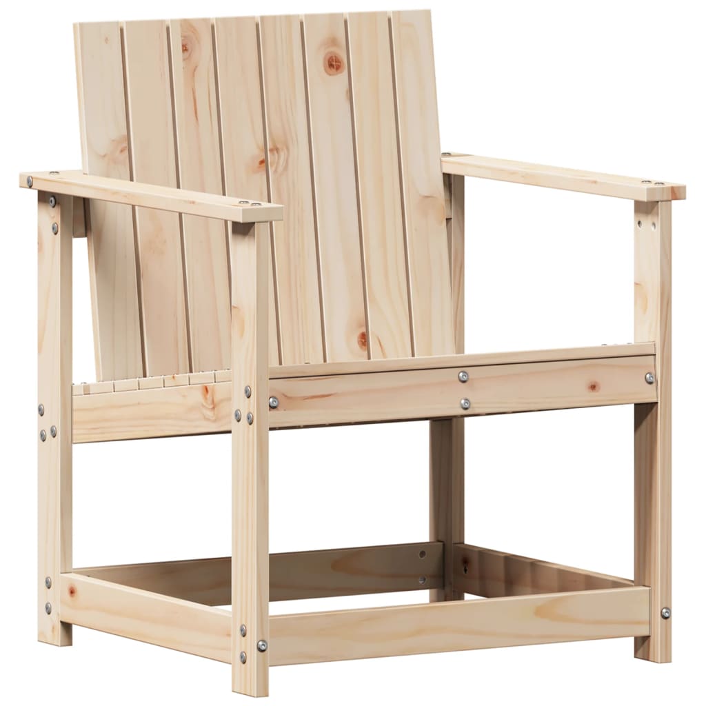 Tuinstoel 62x56x77 cm massief grenenhout is nu te koop bij PeponiXL, paradijselijk wonen!