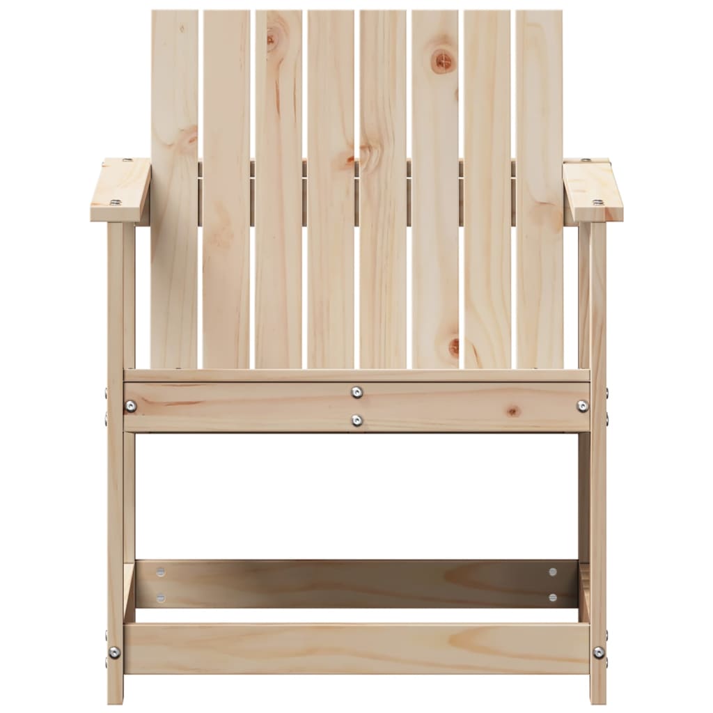 Tuinstoel 62x56x77 cm massief grenenhout is nu te koop bij PeponiXL, paradijselijk wonen!