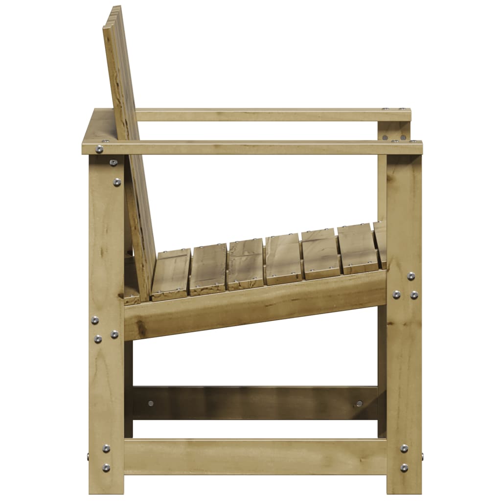 Tuinstoel 62x56x77 cm geïmpregneerd grenenhout is nu te koop bij PeponiXL, paradijselijk wonen!