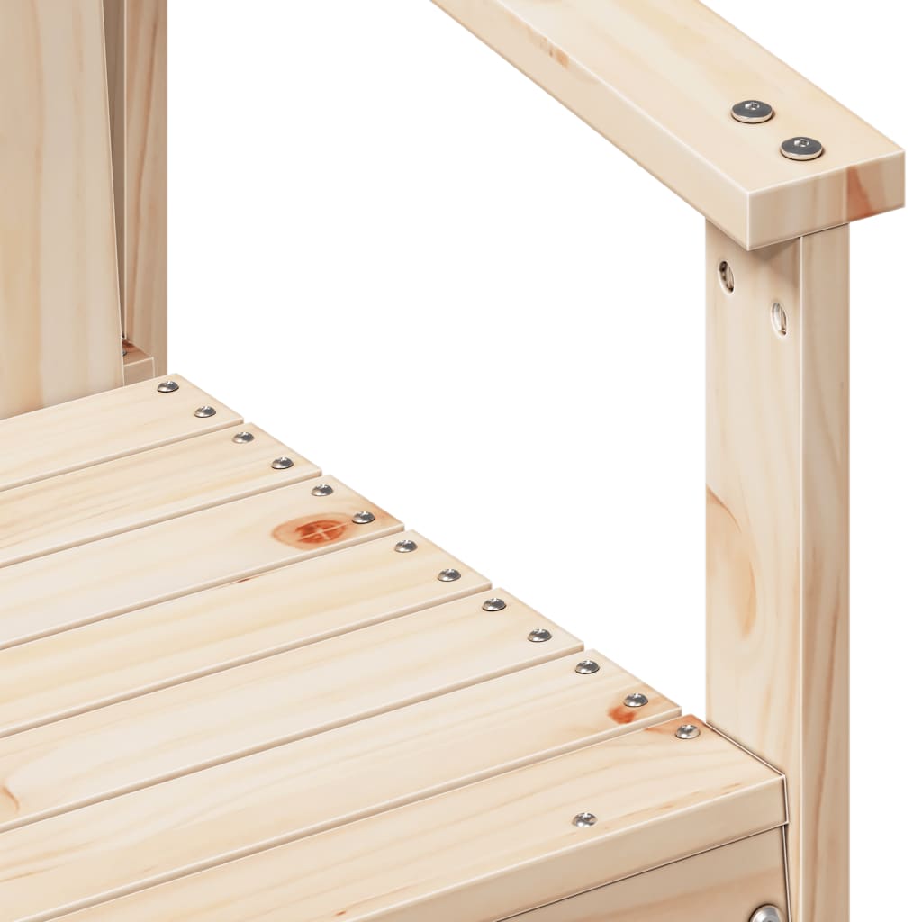 3-delige Loungeset massief grenenhout is nu te koop bij PeponiXL, paradijselijk wonen!