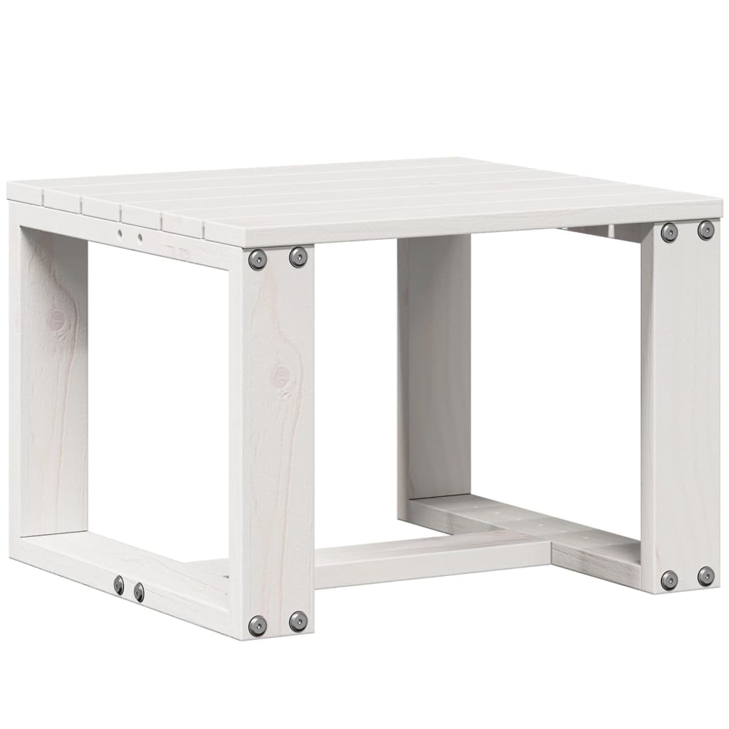 3-delige Loungeset massief grenenhout wit is nu te koop bij PeponiXL, paradijselijk wonen!