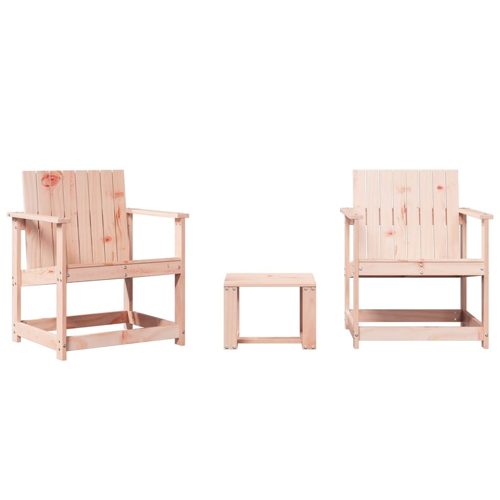 3-delige Loungeset massief douglashout is nu te koop bij PeponiXL, paradijselijk wonen!