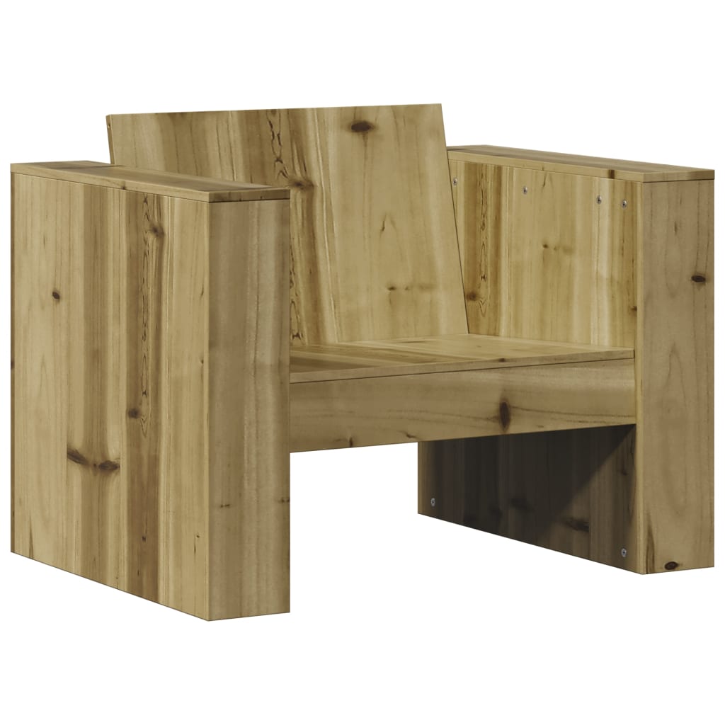 Tuinbank 79x60x62 cm geïmpregneerd grenenhout is nu te koop bij PeponiXL, paradijselijk wonen!