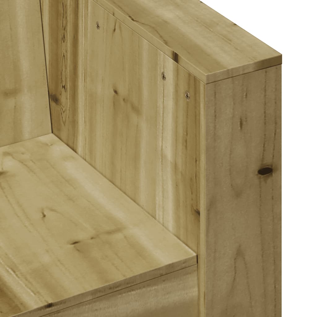 Tuinbank 79x60x62 cm geïmpregneerd grenenhout is nu te koop bij PeponiXL, paradijselijk wonen!