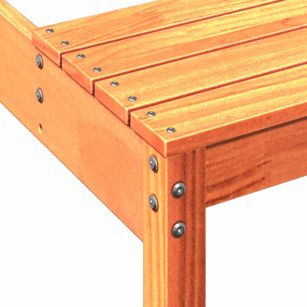 Picknicktafel 160x134x75 cm massief grenenhout wasbruin is nu te koop bij PeponiXL, paradijselijk wonen!