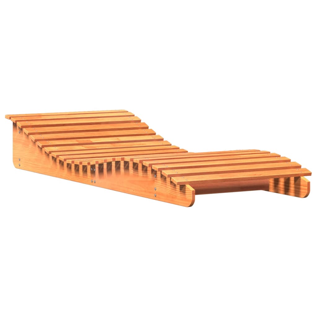 Ligbed 205x80x31,5 cm massief grenenhout wasbruin is nu te koop bij PeponiXL, paradijselijk wonen!