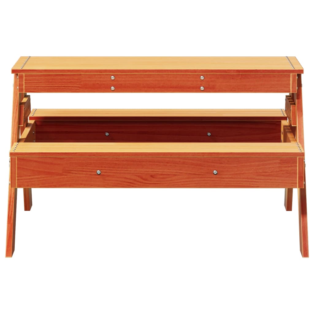 Picknicktafel voor kinderen 88x97x52 cm grenenhout wasbruin is nu te koop bij PeponiXL, paradijselijk wonen!