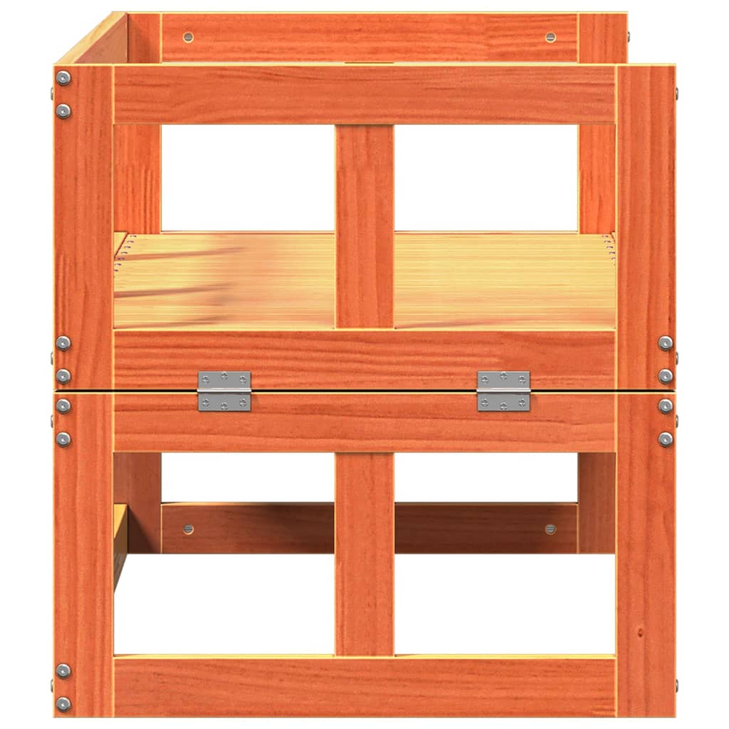 Tuinbank verlengbaar massief grenenhout wasbruin is nu te koop bij PeponiXL, paradijselijk wonen!