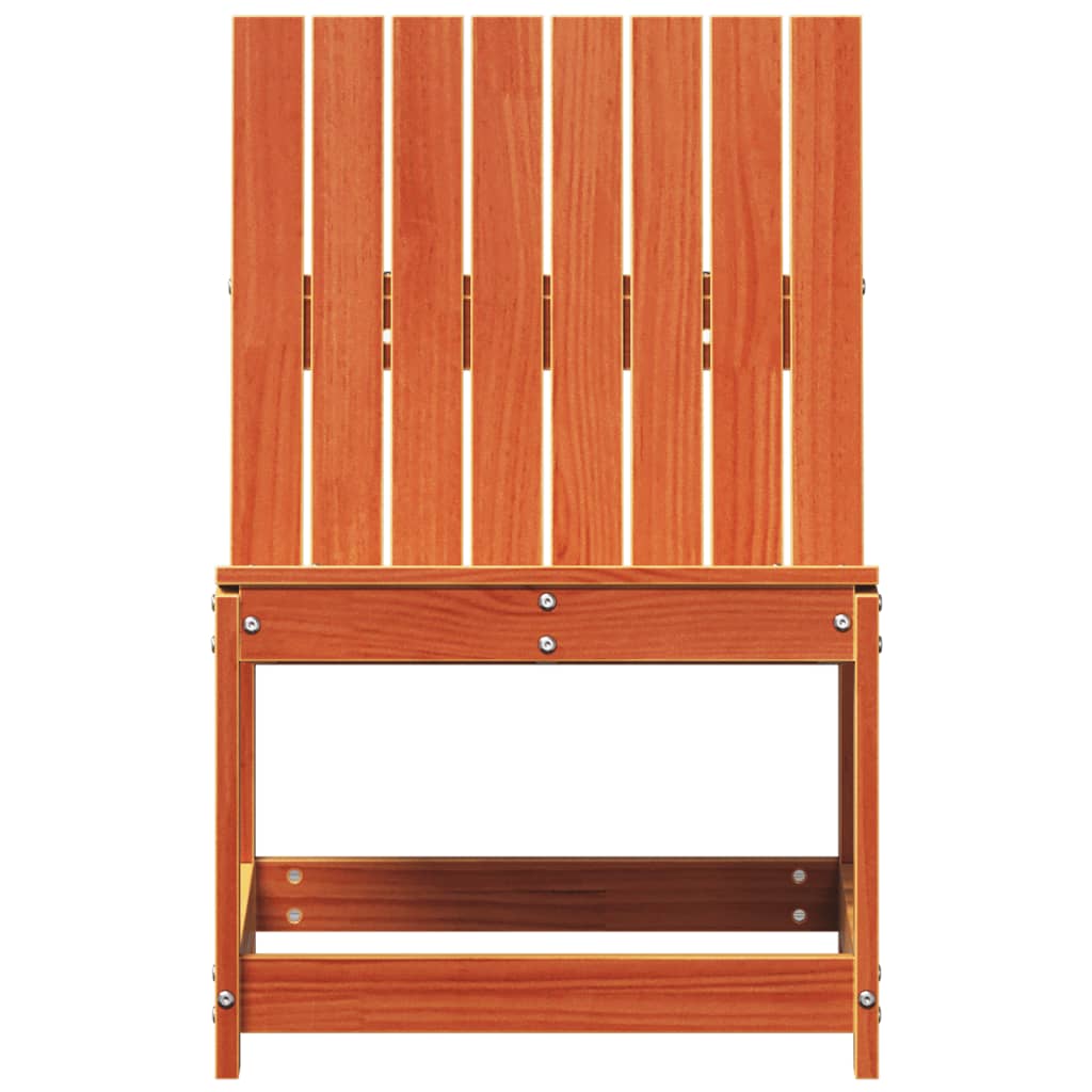 Tuinstoel 50,5x55x77 cm massief grenenhout wasbruin is nu te koop bij PeponiXL, paradijselijk wonen!