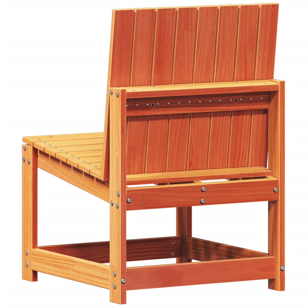 Tuinstoel 50,5x55x77 cm massief grenenhout wasbruin is nu te koop bij PeponiXL, paradijselijk wonen!