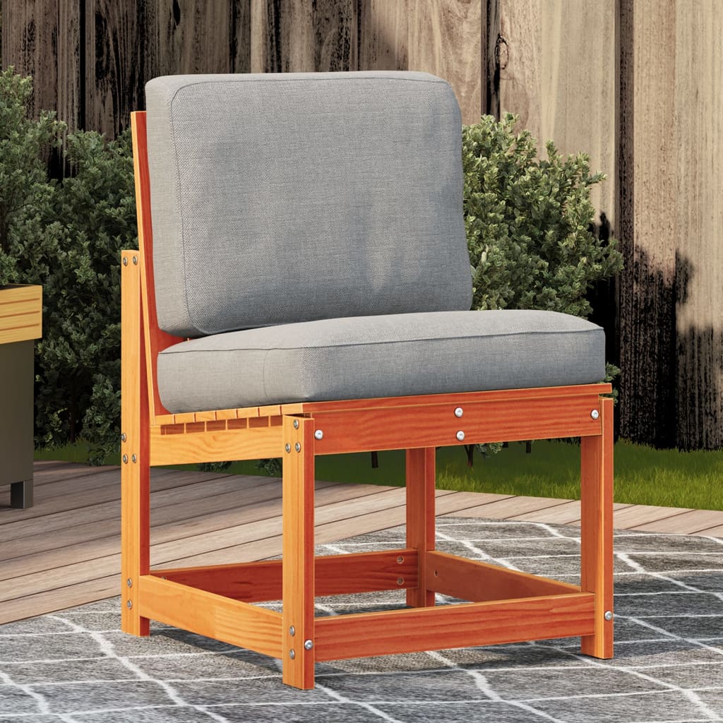 Tuinstoel 50,5x55x77 cm massief grenenhout wasbruin is nu te koop bij PeponiXL, paradijselijk wonen!