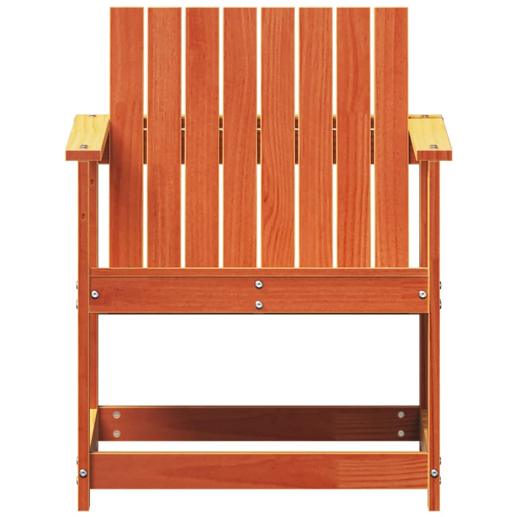 Tuinstoel 62x56x77 cm massief grenenhout wasbruin is nu te koop bij PeponiXL, paradijselijk wonen!