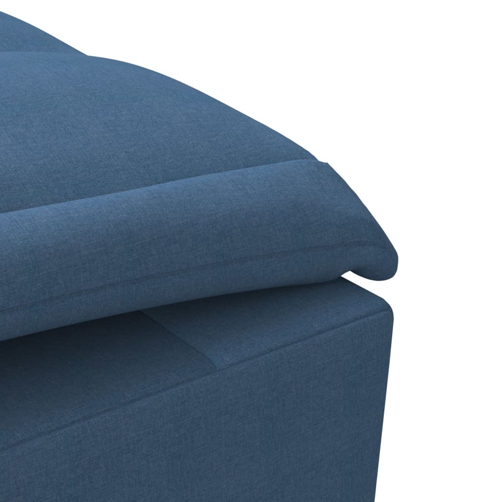 Massage chaise longue met bolster stof blauw is nu te koop bij PeponiXL, paradijselijk wonen!